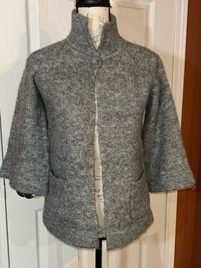 Mohair Blend 3/4 Sleeve Single Button Cardigan by Atmosphere Sz 10